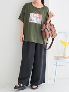 Re-J＆SUPURE(リジェイ＆スプル) |シボサテン転写プリントTシャツ