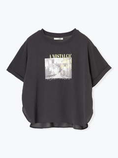 Re-J＆SUPURE(リジェイ＆スプル) |シボサテン転写プリントTシャツ