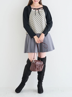 Re-J＆SUPURE(リジェイ＆スプル) |【WEB限定】サイドベルトプリーツミニスカート