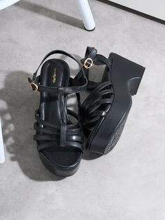 Re-J＆SUPURE(リジェイ＆スプル) |【la farfa SHOES/ラ・ファーファシューズ】ストラップウェッジソールサンダル