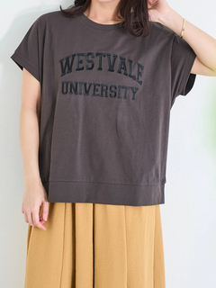 Re-J＆SUPURE(リジェイ＆スプル) |【接触冷感】ロゴ刺繍ドルマンTシャツ