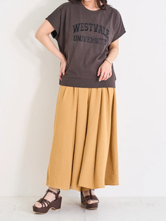 Re-J＆SUPURE(リジェイ＆スプル) |【接触冷感】ロゴ刺繍ドルマンTシャツ