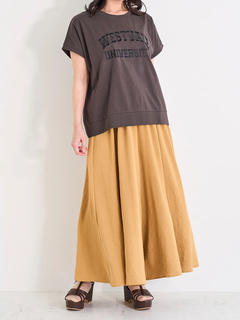 Re-J＆SUPURE(リジェイ＆スプル) |【接触冷感】ロゴ刺繍ドルマンTシャツ