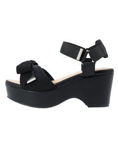 Re-J＆SUPURE(リジェイ＆スプル) |【la farfa SHOES/ラ・ファーファシューズ】リボンウエッジソールサンダル