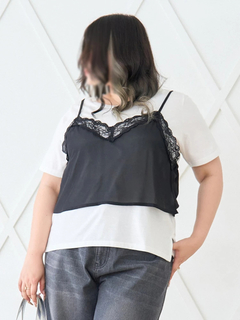 Re-J＆SUPURE(リジェイ＆スプル) |【らむちゃんコラボ】レースビスチェ×Tシャツアンサンブル