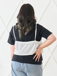 Re-J＆SUPURE(リジェイ＆スプル) |【らむちゃんコラボ】レースビスチェ×Tシャツアンサンブル