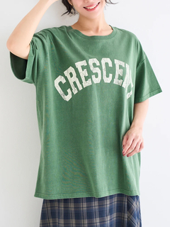 Re-J＆SUPURE(リジェイ＆スプル) |ピグメント加工風ロゴプリントTシャツ