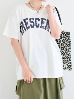 Re-J＆SUPURE(リジェイ＆スプル) |ピグメント加工風ロゴプリントTシャツ
