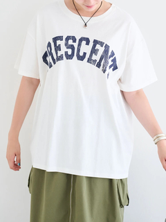 Re-J＆SUPURE(リジェイ＆スプル) |ピグメント加工風ロゴプリントTシャツ