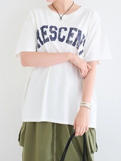 Re-J＆SUPURE(リジェイ＆スプル) |ピグメント加工風ロゴプリントTシャツ