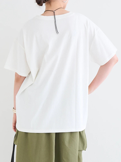 Re-J＆SUPURE(リジェイ＆スプル) |ピグメント加工風ロゴプリントTシャツ