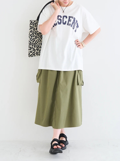 Re-J＆SUPURE(リジェイ＆スプル) |ピグメント加工風ロゴプリントTシャツ