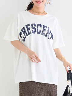 Re-J＆SUPURE(リジェイ＆スプル) |ピグメント加工風ロゴプリントTシャツ