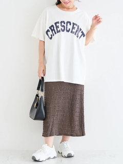 Re-J＆SUPURE(リジェイ＆スプル) |ピグメント加工風ロゴプリントTシャツ