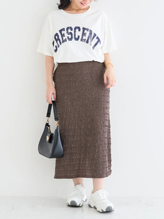 Re-J＆SUPURE(リジェイ＆スプル) |ピグメント加工風ロゴプリントTシャツ