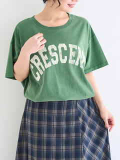 Re-J＆SUPURE(リジェイ＆スプル) |ピグメント加工風ロゴプリントTシャツ