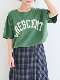 Re-J＆SUPURE(リジェイ＆スプル) |ピグメント加工風ロゴプリントTシャツ