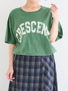 Re-J＆SUPURE(リジェイ＆スプル) |ピグメント加工風ロゴプリントTシャツ
