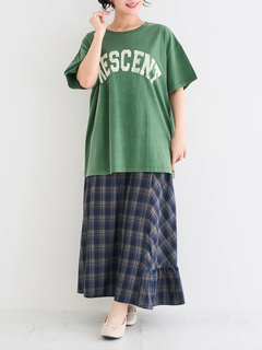 Re-J＆SUPURE(リジェイ＆スプル) |ピグメント加工風ロゴプリントTシャツ