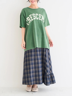 Re-J＆SUPURE(リジェイ＆スプル) |ピグメント加工風ロゴプリントTシャツ