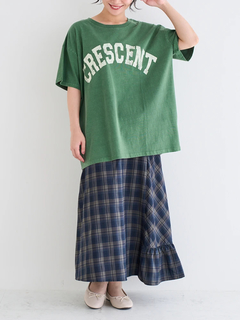 Re-J＆SUPURE(リジェイ＆スプル) |ピグメント加工風ロゴプリントTシャツ