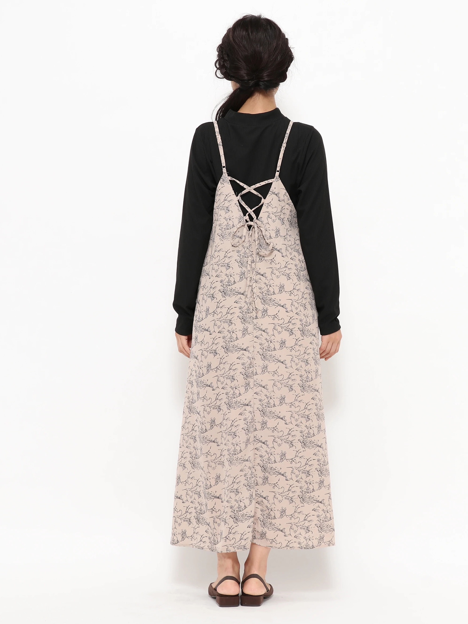 花柄キャミワンピース テレコプルオーバーセット Lilou De Chouchou リルデシュシュ のワンピース Ludic Park ルディックパーク の公式通販サイト