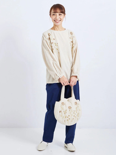 LUDIC PARK(ルディックパーク) |ボタニカル刺繍バッグ