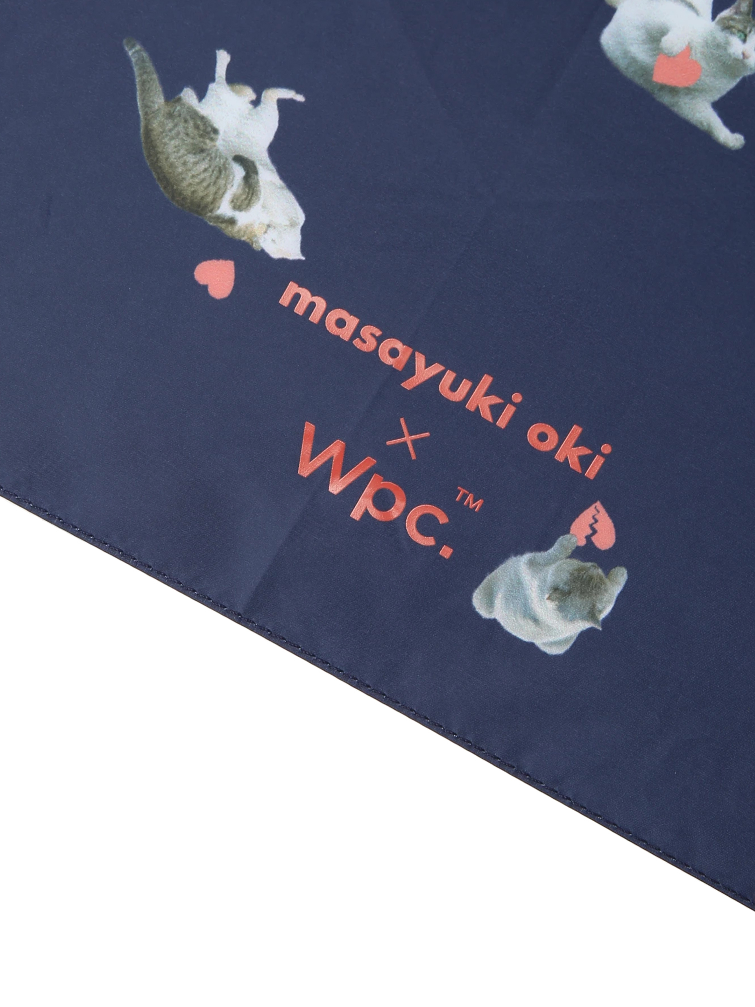 Wpc.】遮光軽量アンブレにゃん晴雨兼用折りたたみ傘 / Hare no hi