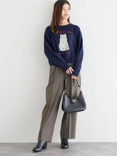 LUDIC PARK(ルディックパーク) |【2way】エンブレム付きフラップミニバック