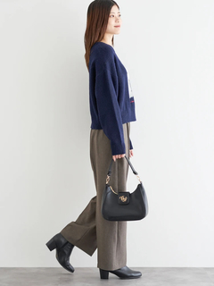 LUDIC PARK(ルディックパーク) |【2way】エンブレム付きフラップミニバック