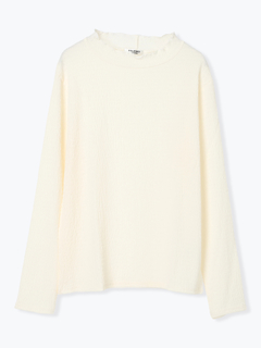 LUDIC PARK(ルディックパーク) |カットシャーリングプチハイネックロングTシャツ