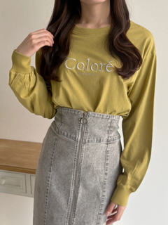 LUDIC PARK(ルディックパーク) |COLOREラメロゴロングスリーブTシャツ