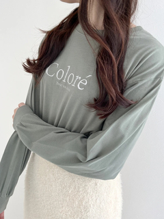 LUDIC PARK(ルディックパーク) |COLOREラメロゴロングスリーブTシャツ