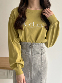 LUDIC PARK(ルディックパーク) |COLOREラメロゴロングスリーブTシャツ