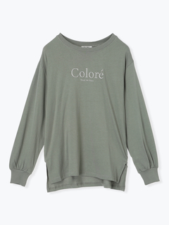 LUDIC PARK(ルディックパーク) |COLOREラメロゴロングスリーブTシャツ