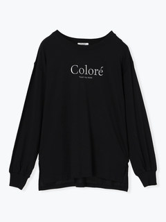 LUDIC PARK(ルディックパーク) |COLOREラメロゴロングスリーブTシャツ