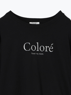 LUDIC PARK(ルディックパーク) |COLOREラメロゴロングスリーブTシャツ