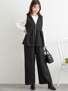 LUDIC PARK(ルディックパーク) |配色メローテレコトップス