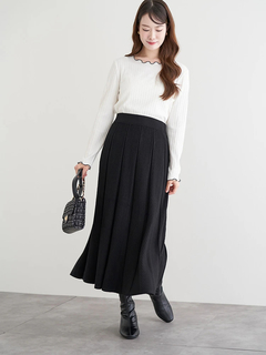 LUDIC PARK(ルディックパーク) |配色メローテレコトップス