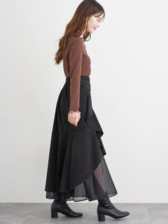 LUDIC PARK(ルディックパーク) |配色メローテレコトップス