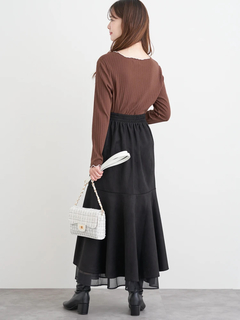 LUDIC PARK(ルディックパーク) |配色メローテレコトップス