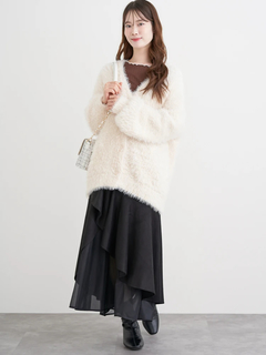 LUDIC PARK(ルディックパーク) |配色メローテレコトップス