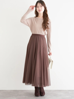 LUDIC PARK(ルディックパーク) |配色メローテレコトップス