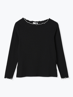 LUDIC PARK(ルディックパーク) |配色メローテレコトップス