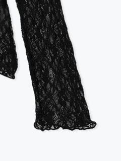 LUDIC PARK(ルディックパーク) |プチハイネックレースロングTシャツ