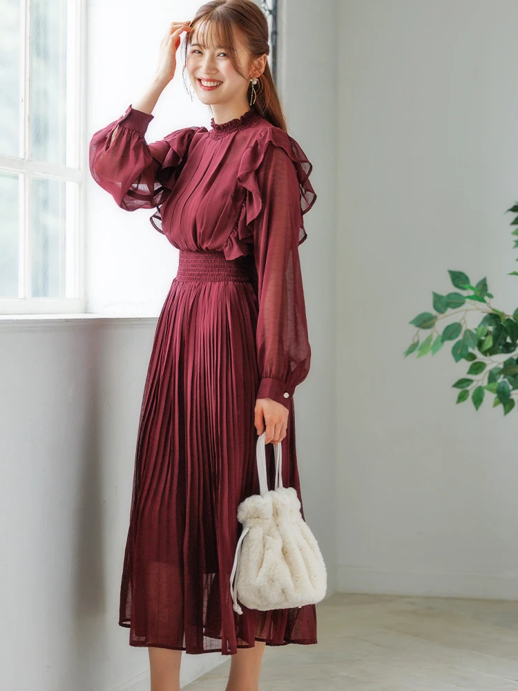 piumフリルヨークドーリーワンピース 新品未使用 フリルヨークドーリー