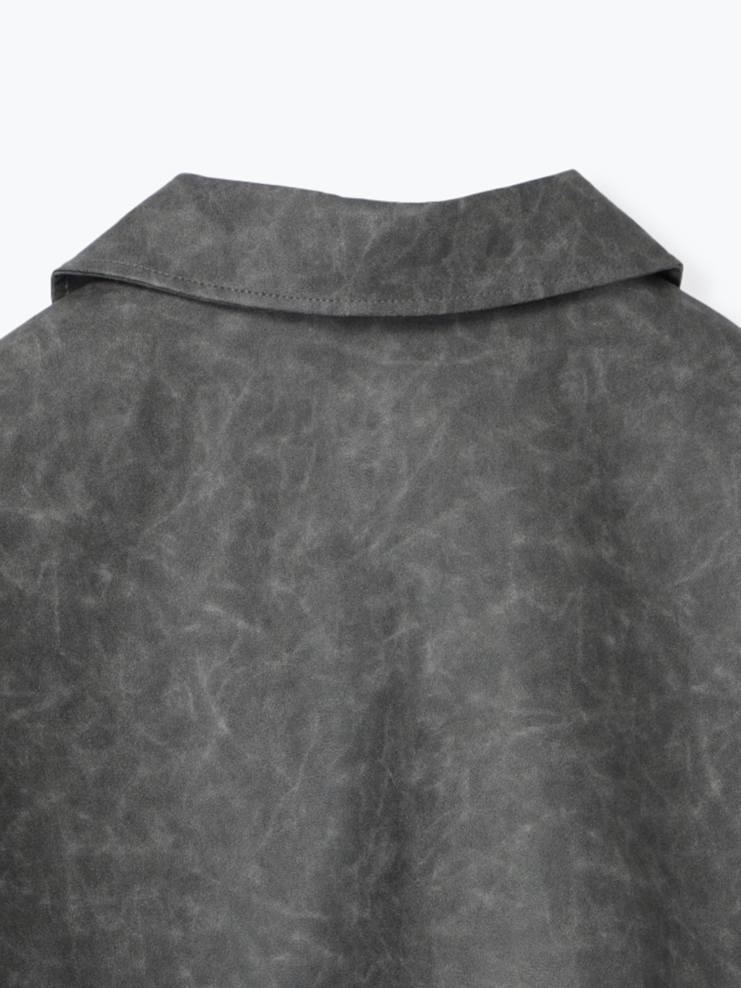 今季トレンドNo1大人の辛口ジャケット】フェイクレザービッグ