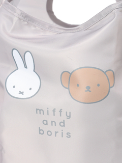 LUDIC PARK(ルディックパーク) |miffy ポケット付きエコバッグ グレー【ミッフィー】