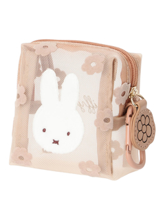 LUDIC PARK(ルディックパーク) |miffy メッシュスクエアポーチ ベージュ【ミッフィー】