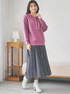 LUDIC PARK(ルディックパーク) |スフレタッチダンボールフードレスプルオーバー